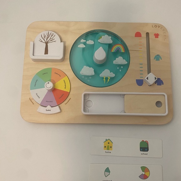 Lovevery Weather Board Montessori Toy - Picture 1 of 4
